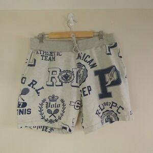 Ralph Lauren Shorts All Over‎ Logo P Wing Print Sweat Fleece Lined